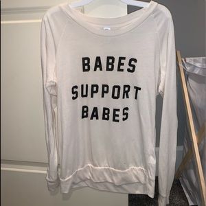 Babes Support Babes long sleeve shirt